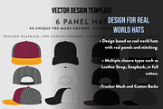 Hat Template - 6 Panel Hat, a Hat Mockup by Template Haven (Thumbnail 6 of 11)