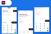 Uber Travel UI App, an UI Kit Template by litoondev (Thumbnail 2 of 5)