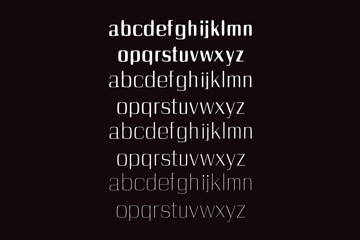 Dayleen Sans Serif Font Family preview 3