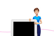 35 Jenny 3D Product Promo Mock-Ups, an iPad Mockup by Oleg Ribar (Thumbnail 25 of 29)