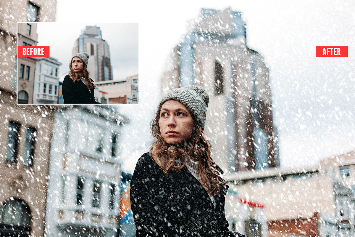 Soft Snowfall Photoshop Action, an Action Add-On by Design Forest (Photo 10 of 10)