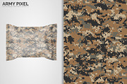 Army Pixel Camouflage Patterns, a Pattern Graphic by 3Y_Design (Thumbnail 5 of 6)