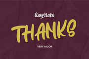 Wayslake, a Script Font by Mabhal Studio (Thumbnail 6 of 6)