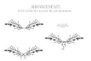 Lavender Clipart Line Art, an Object Graphic by CaraulanStore (Thumbnail 8 of 10)