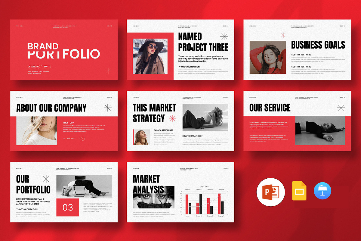 Brand Portfolio Template, a Presentation Template by Pradaxa (Photo 1 of 6)