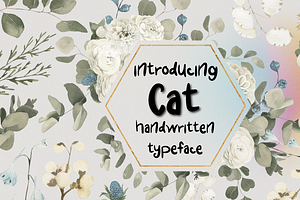 CAT! Handwritten Typeface