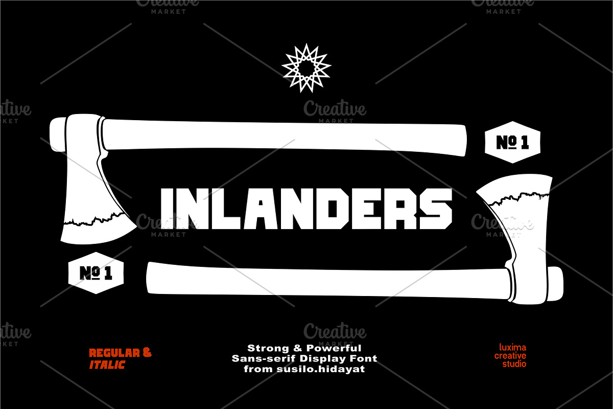 INLANDERS | BLOCK FONT | DISPLAY FONT