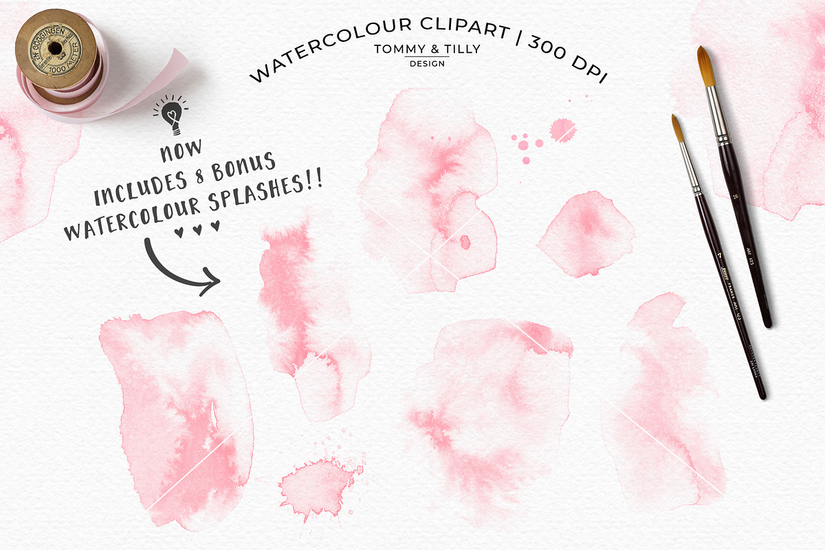 Watercolour Floral Alphabet Clipart, an Illustration by Tommy & Tilly Design (Photo 6 of 6)