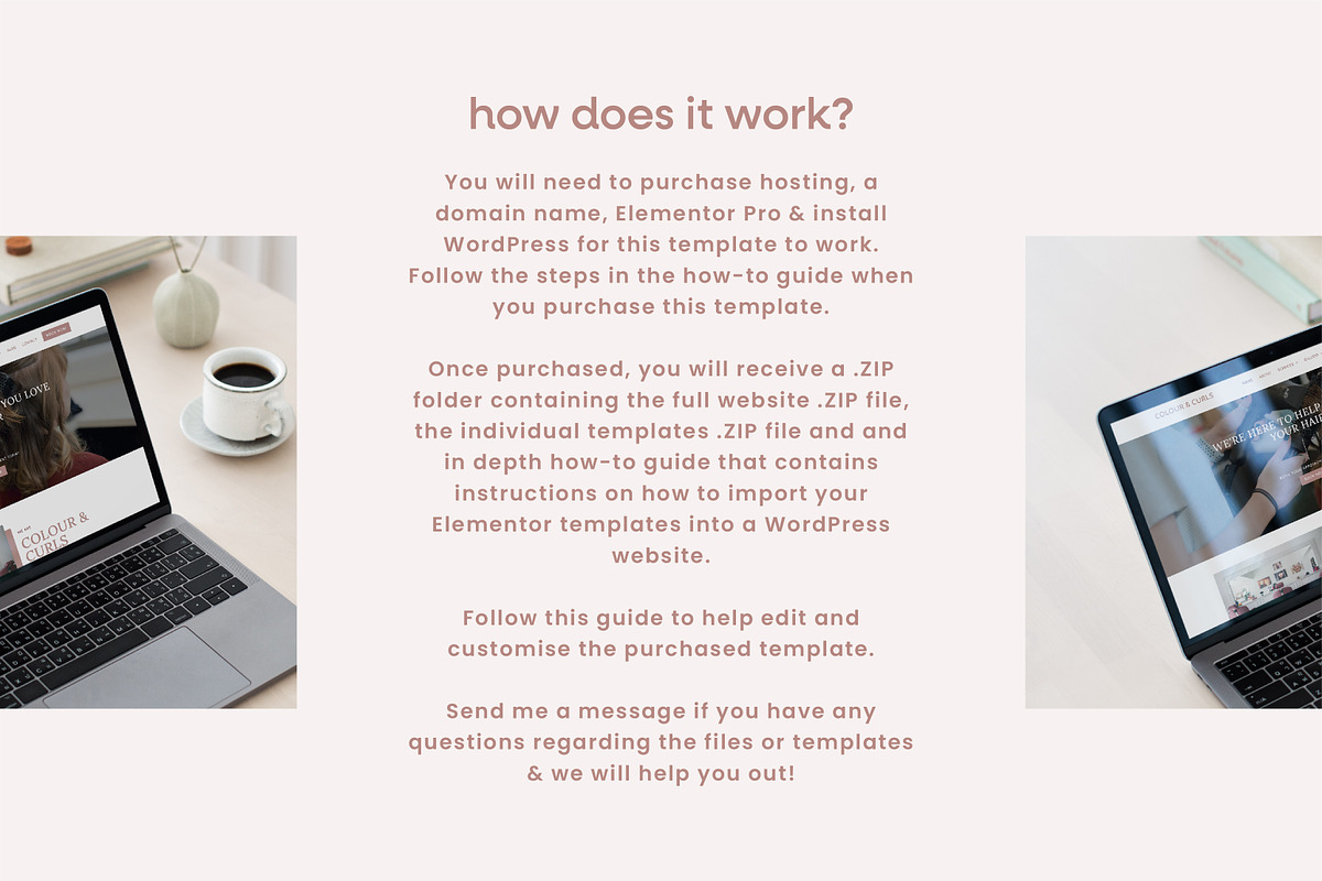 Hair Elementor Template | WordPress, a WordPress Template by Templatez.Co (Photo 7 of 7)