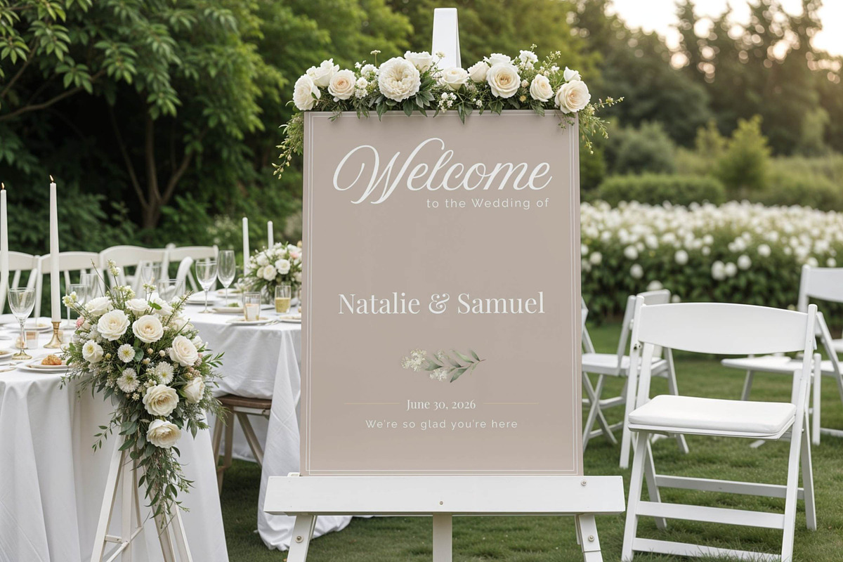 Beige Wedding Website Invitation, a Landing Page Template by Everyday Perfection (Photo 10 of 13)