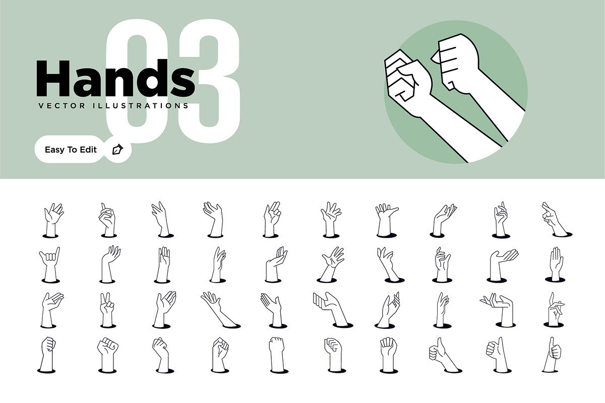 Hands illustrations, a Person Illustration by PureSolution (Photo 4 of 5)