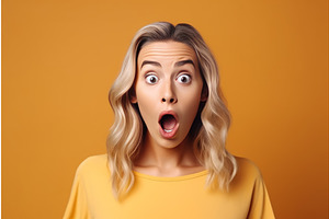 Shocked Woman. Generate Ai