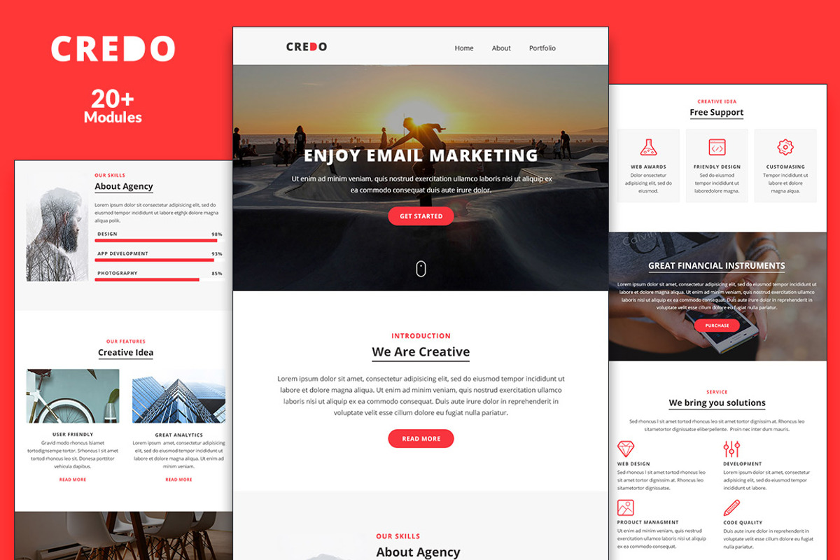 BigPack 1 Email-Template Bundle, an Email Template by WEB4PRO