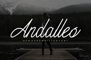 Andalles Font, a Handwritten Font by albert_kalingga (Thumbnail 1 of 5)