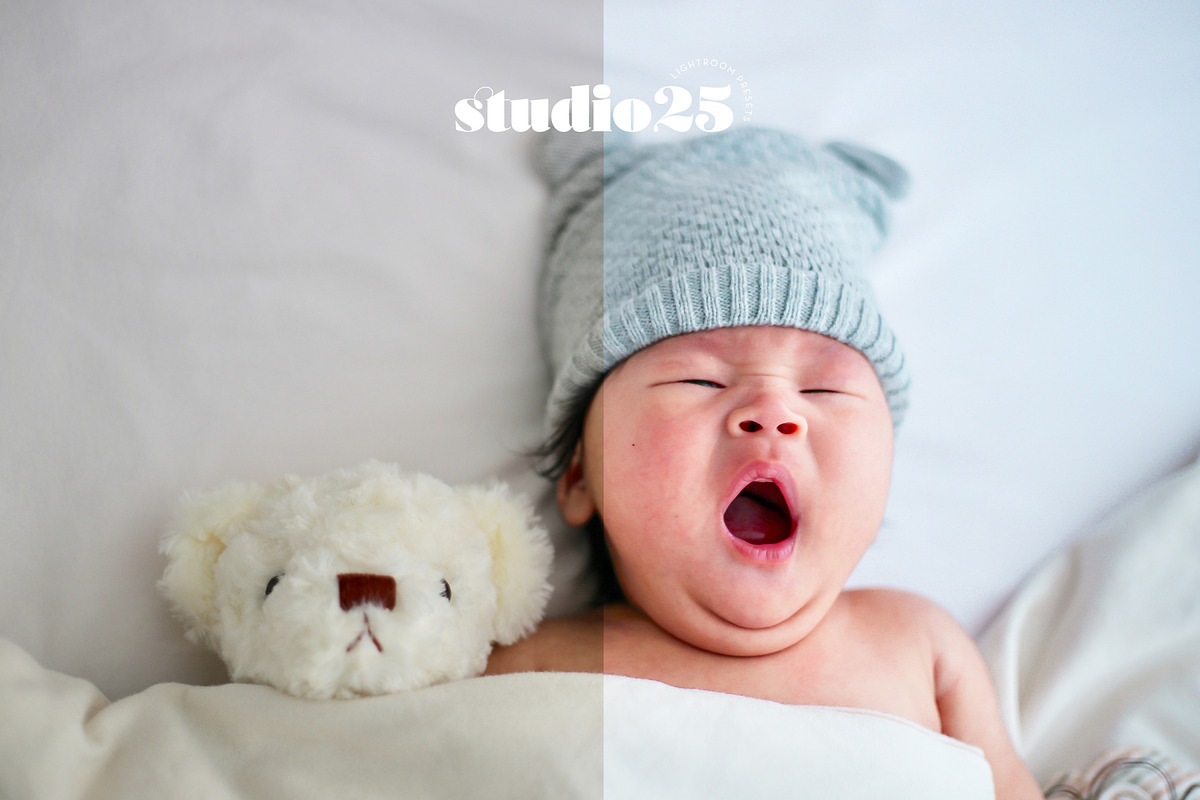 Baby and newborn lightroom preset preview 5