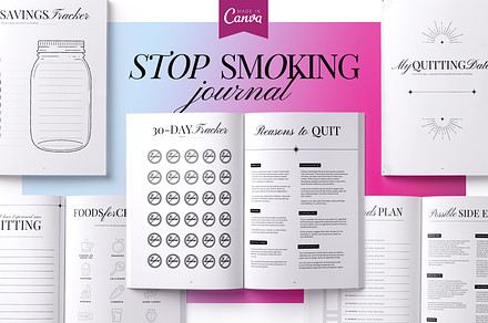 Stop Smoking Journal | Canva | PDF