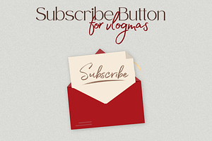 Vlogmas Subscribe Button for Youtube