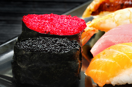 Sushi set stock photo containing tobiko and gunkan, a Food & Drink Photo by Lenka_X
