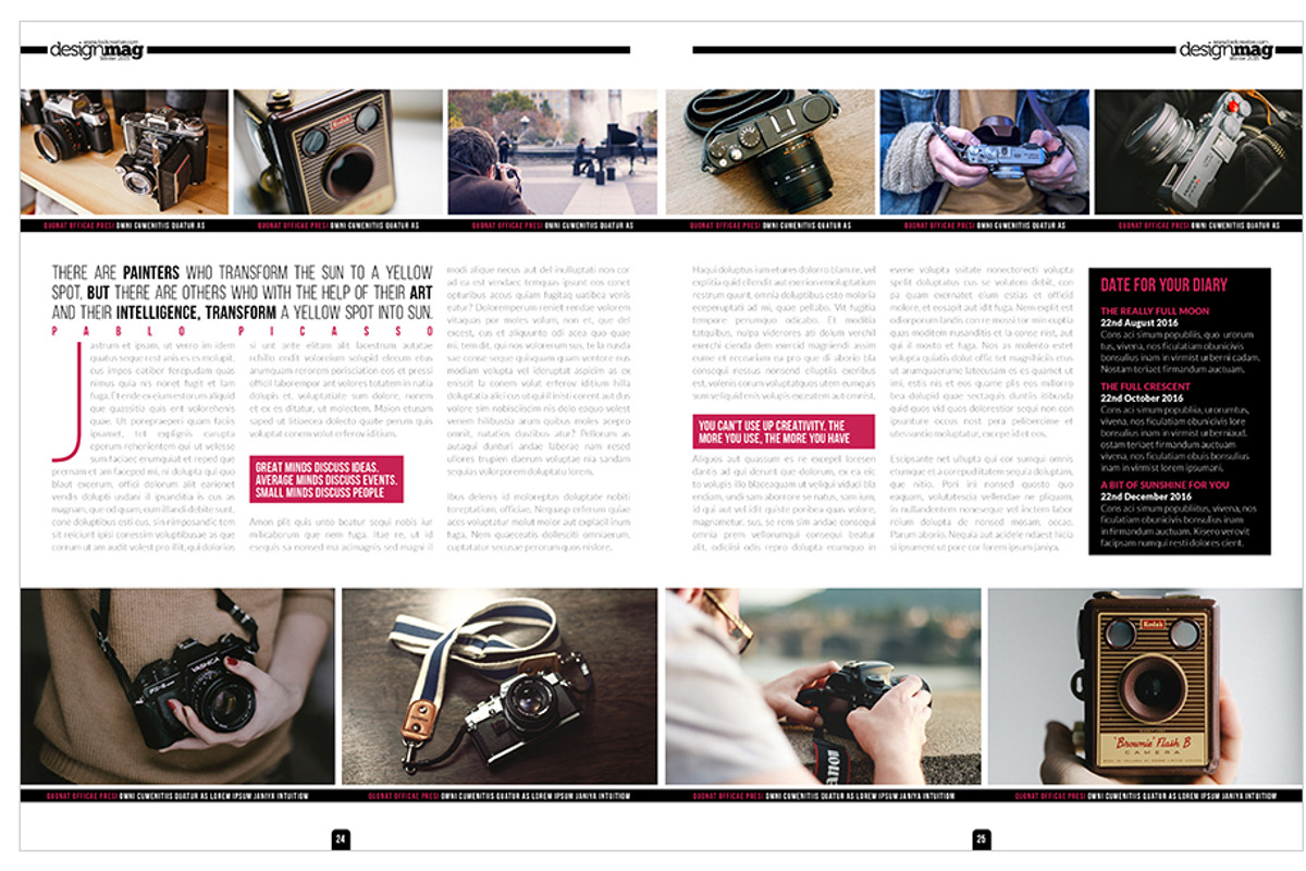 Magazine Template InDesign 06, a Magazine Template by Love Graphic Design (Photo 22 of 29)