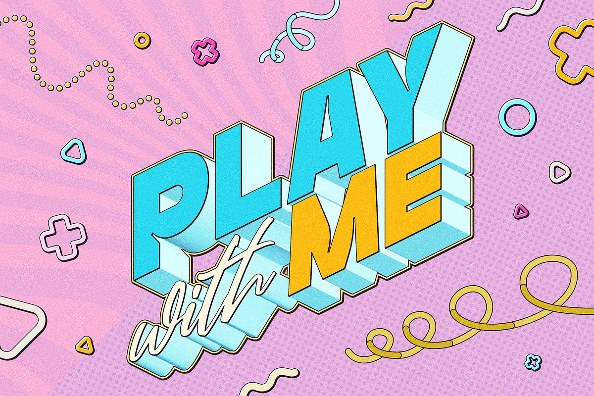 Playful Text Effects, a Layer Style Add-On by Andrew Skoch Design (Photo 4 of 9)