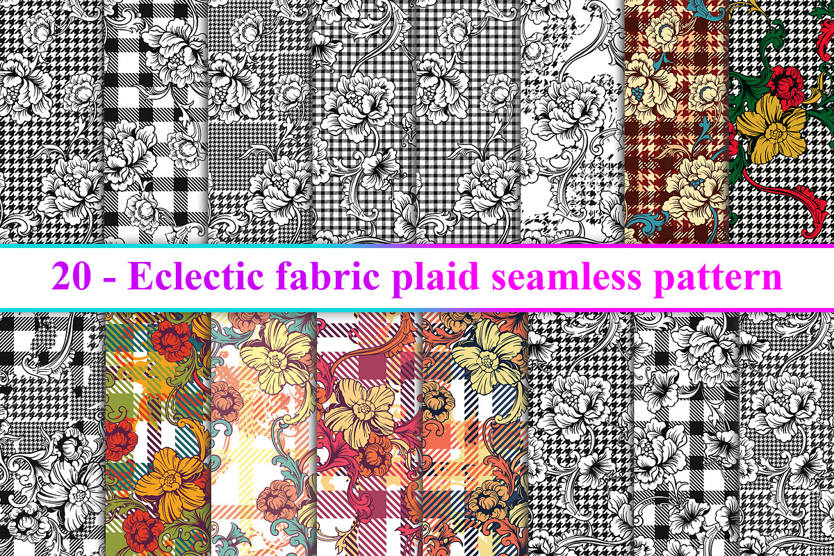 Eclectic fabric plaid pattern, a Pattern Graphic by Digital Studio (Photo 1 of 4)