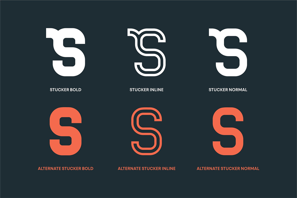 Stucker - Regular, Bold & Inline, a Sans Serif Font by Inspiratype (Photo 3 of 10)