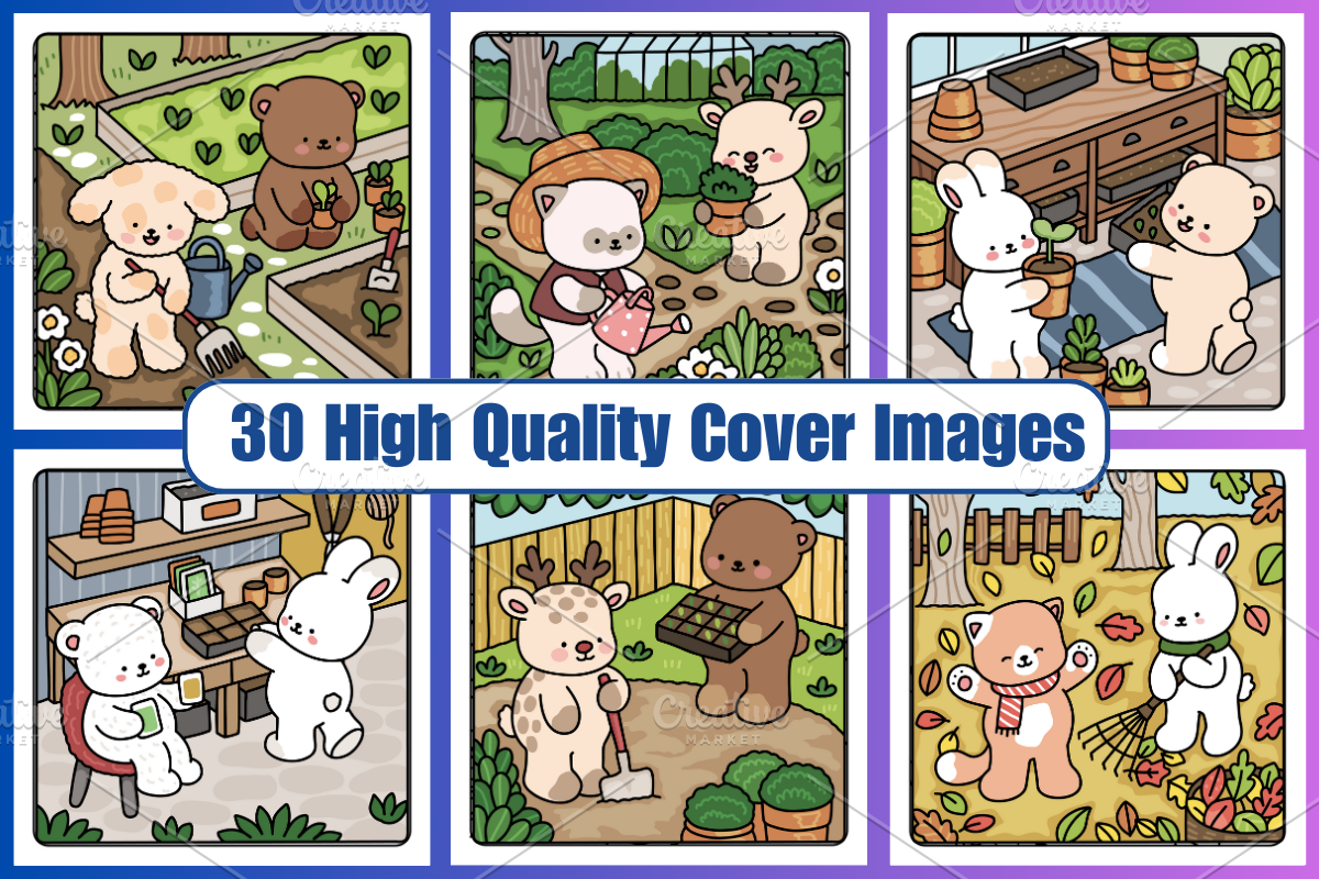 Little Cuddles Coloring Book, a Decorative Illustration by Coco Bloom (Photo 3 of 6)