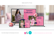 Digital Device Mockups for Canva, a Device Mockup by Mockup Scene (Thumbnail 8 of 16)