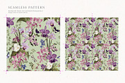 JUNO Flower Floral Seamless Pattern, a Pattern Graphic by Veris Studio (Thumbnail 10 of 14)