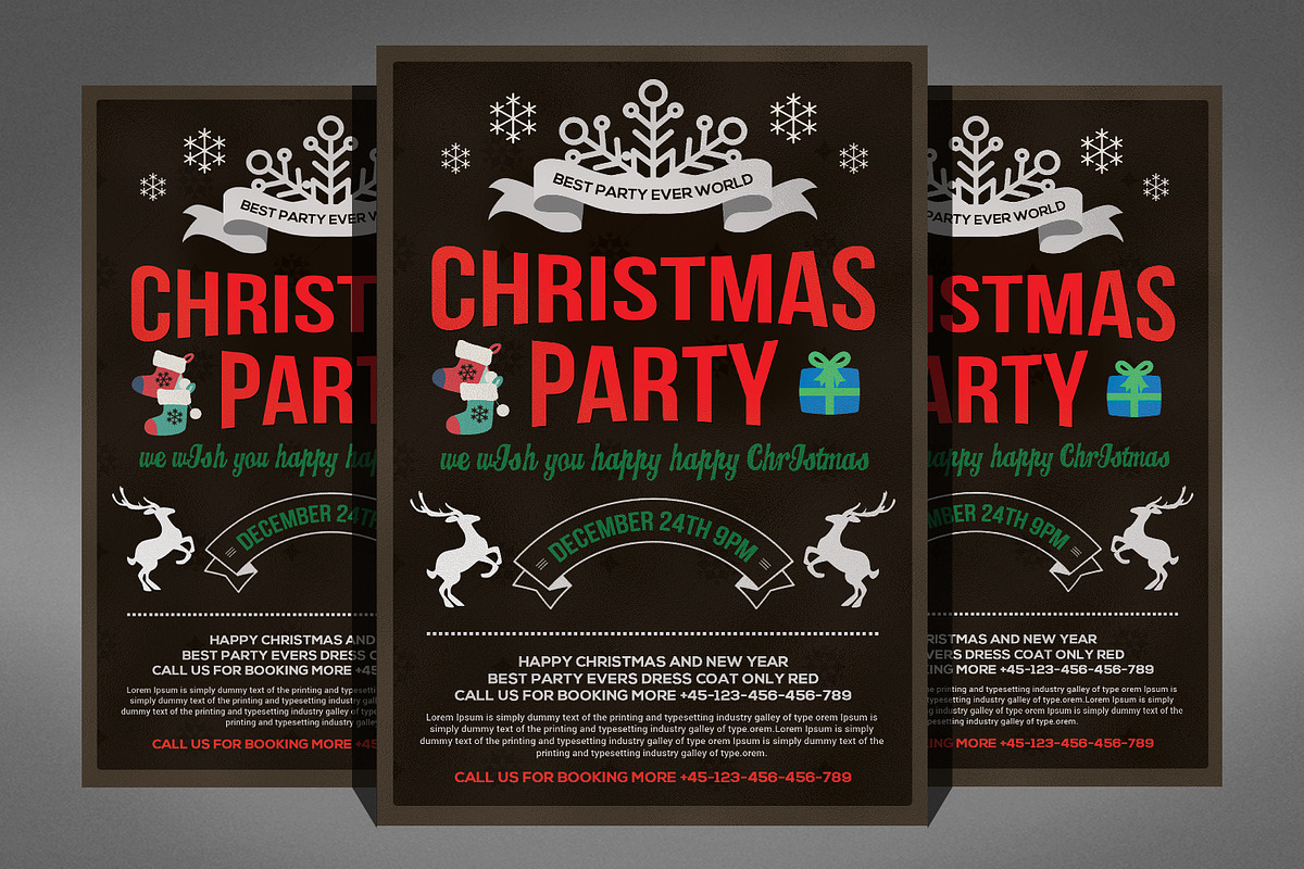 100 Party Flyer Bundle, a Flyer Template by Graphic Templates (Photo 84 of 101)