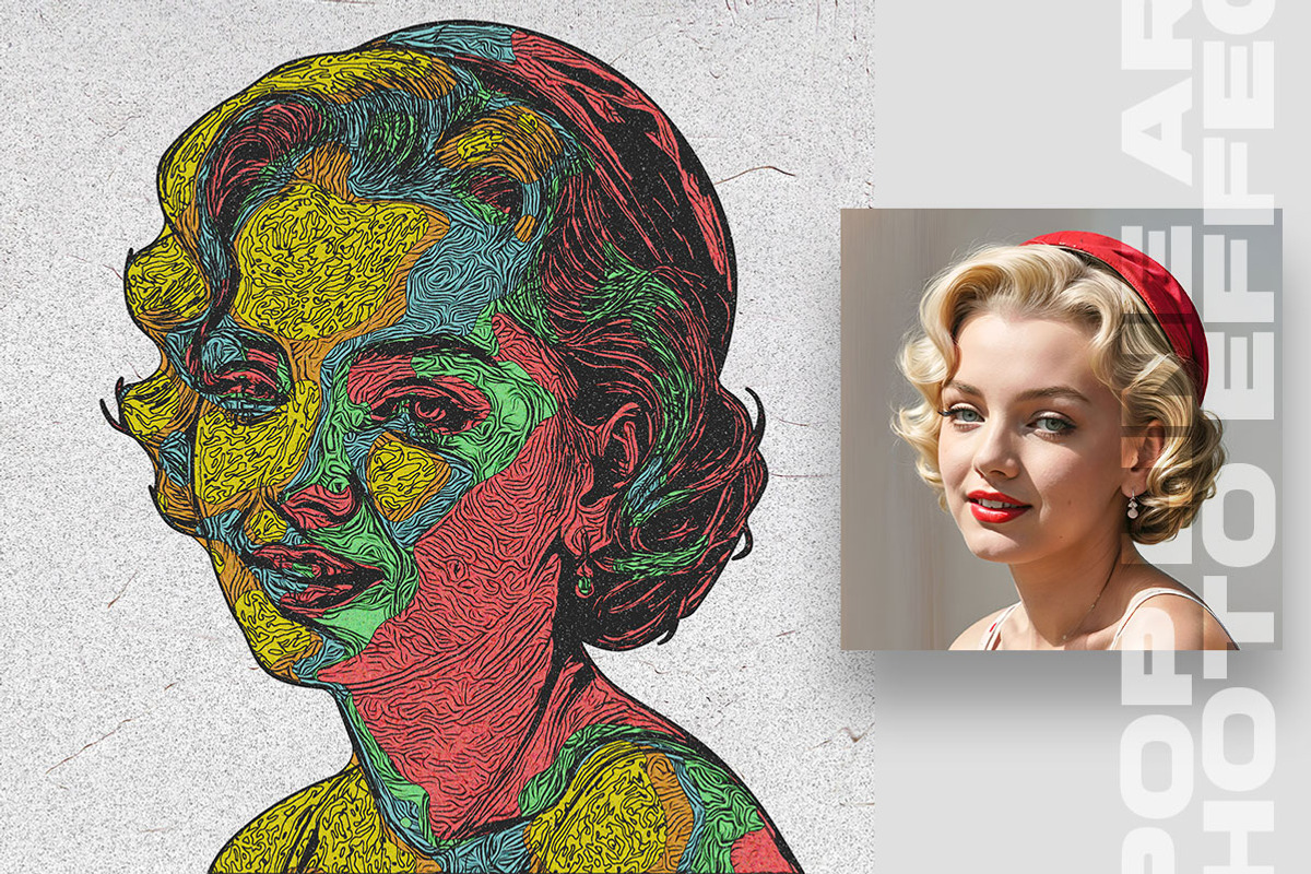 Pop Line Art Photo Effects, an Action Add-On by Amorjesu.com (Photo 35 of 43)