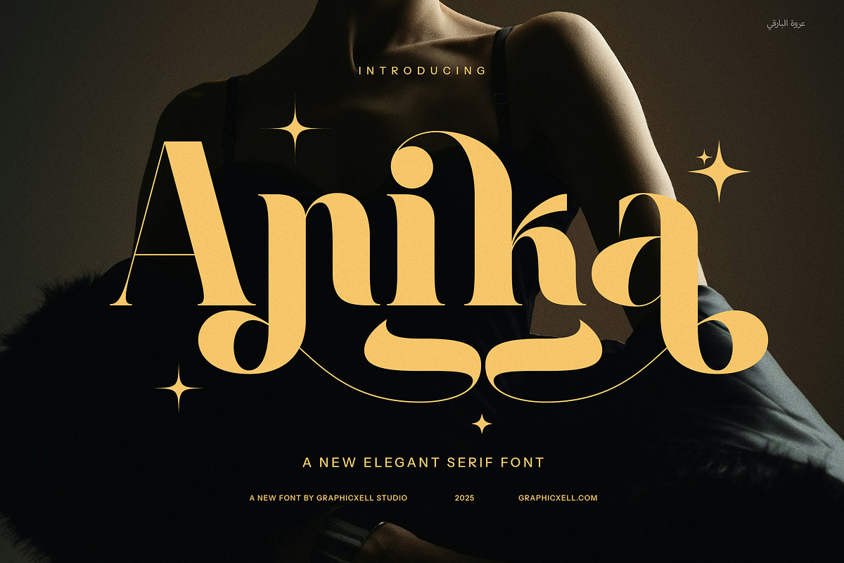 Anika Elegant Display Serif Font, a Serif Font by Graphicxell (Photo 1 of 8)