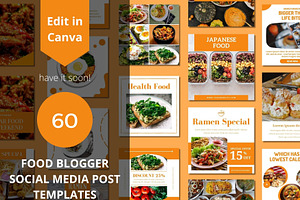 Food Blogger Social Media Post
