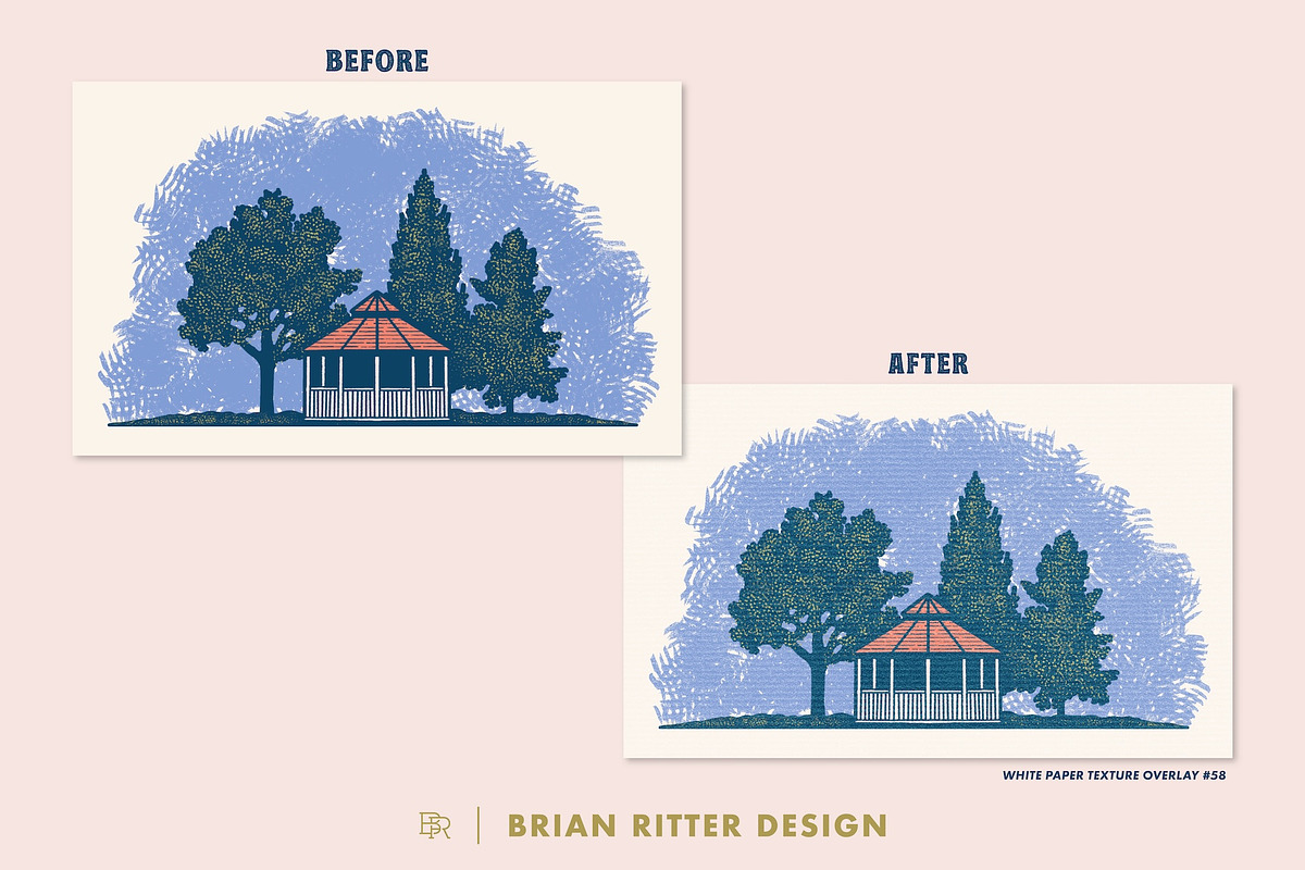 Distressed Paper Texture Overlays, a Texture Graphic by Brian Ritter Design (Photo 5 of 14)