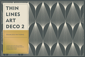 Thin Lines Art Deco Patterns 2