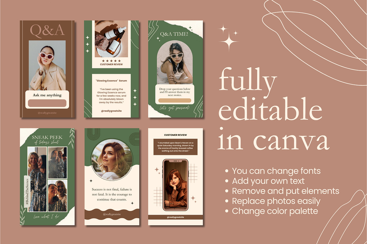 350 Social Media Stories Templates, a Templates & Theme by TemplateCastleStore (Photo 9 of 9)