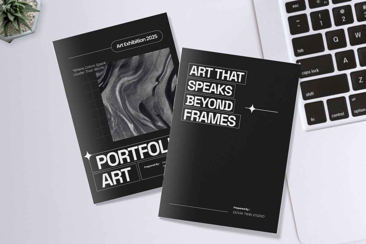 Modern Illustration Portfolio Brochu, a Brochure Template by twinstd (Photo 5 of 6)