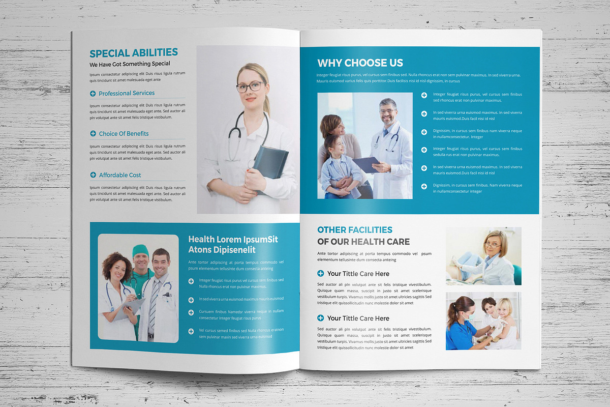 Medical Healthcare Brochure V5, a Brochure Template by JanySultana (Photo 6 of 12)