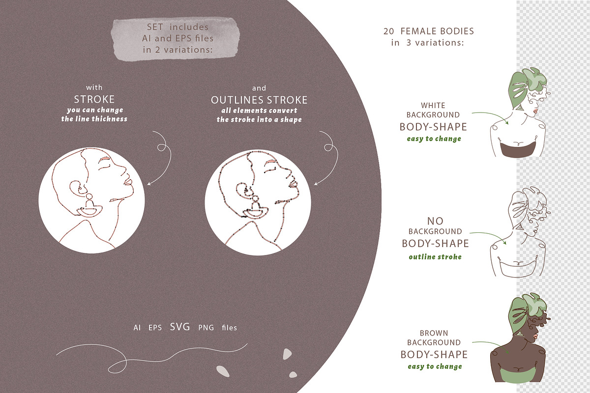 Beauty of Africa female body outline, an Illustration by brialinas (Photo 10 of 13)