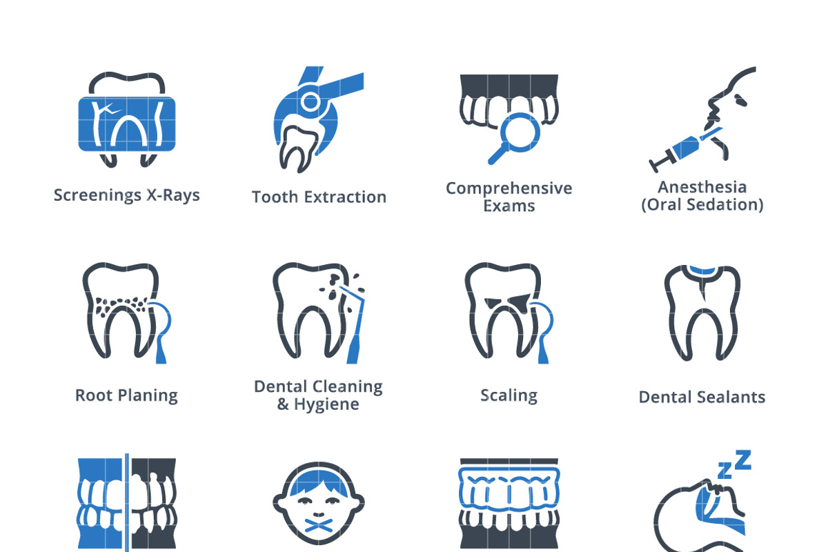 General & Preventive Dentistry Icons, an Icon by introwiz1 (Photo 2 of 3)