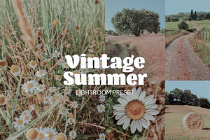 Vintage Summer - Lightroom Preset