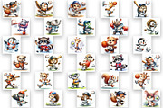 Funny animal Coaster Sublimation, an Animal Illustration by ElenazlataArt (Thumbnail 4 of 6)