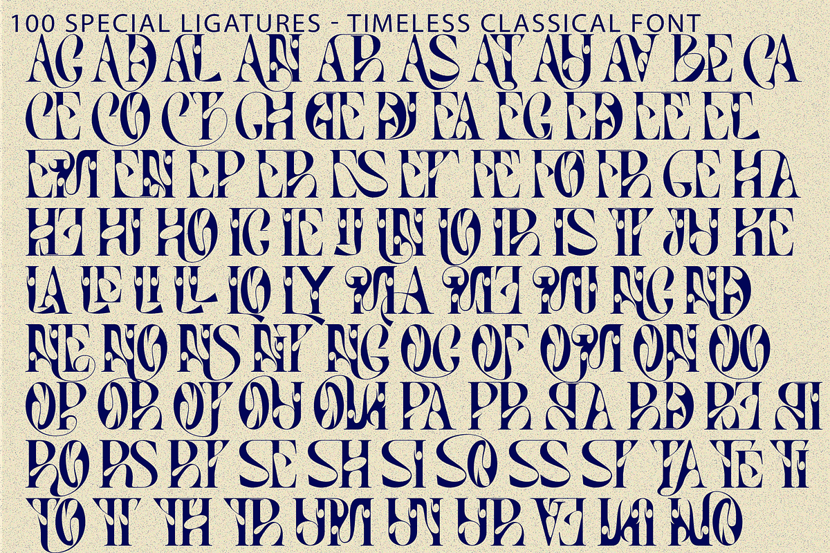 TIMELESS CLASSICAL FONT, a Serif Font by 177Studio (Photo 8 of 8)