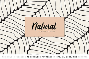 Natural Seamless Patterns Bundle