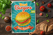 4 Original Food Poster Designs, a Flyer Template by Giraffarte (Thumbnail 2 of 5)