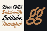 Kaleidos Rough, a Script Font by Mika Melvas (Thumbnail 6 of 8)