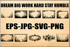 Nature Frame SVG Bundle Collection, an Object Graphic by Creativeshirt