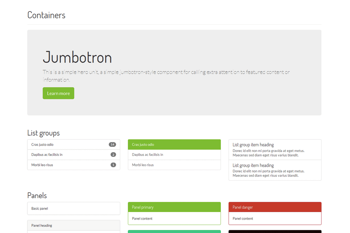 Easy UI - Bootstrap 3 Skin, a Bootstrap Template by Jnix Tech (Photo 4 of 5)