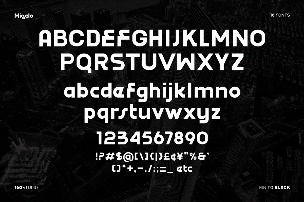Migelo Modern Variable Font, a Sans Serif Font by 160 Studio (Photo 9 of 10)