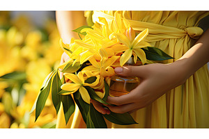 aroma ylang ylang essential oil ai, a Beauty & Fashion Photo by pikepicture